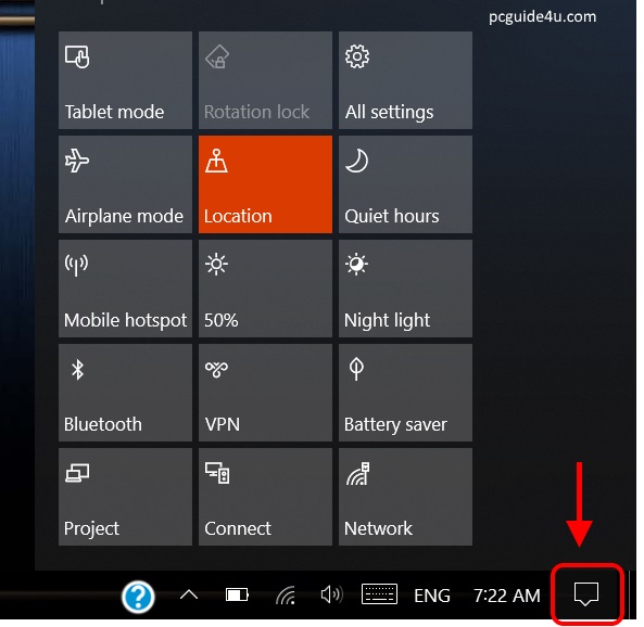 Fix Missing Notification Area Icon or Action Center PCGUIDE4U