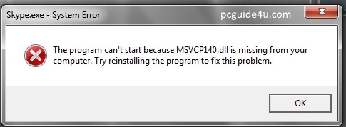 msvcp140 dll download windows 10
