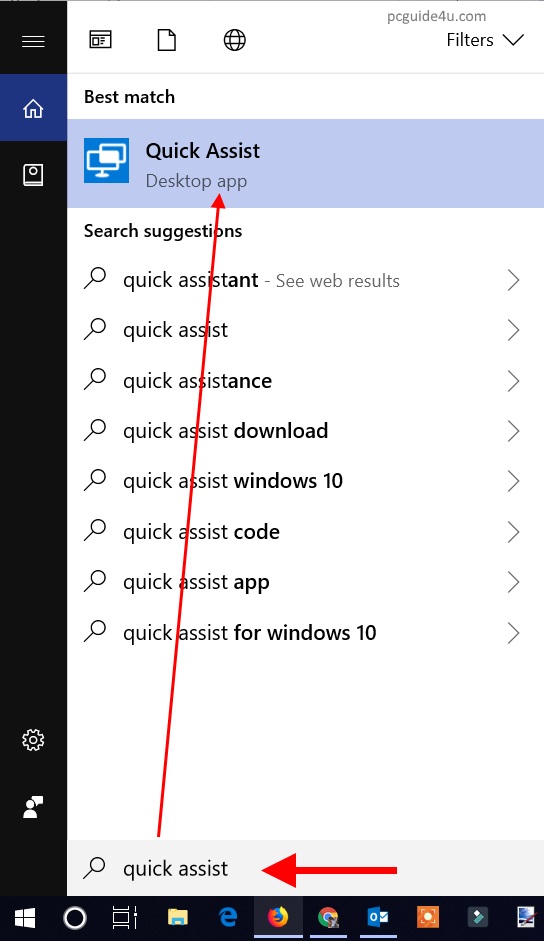 windows 10 quick assist