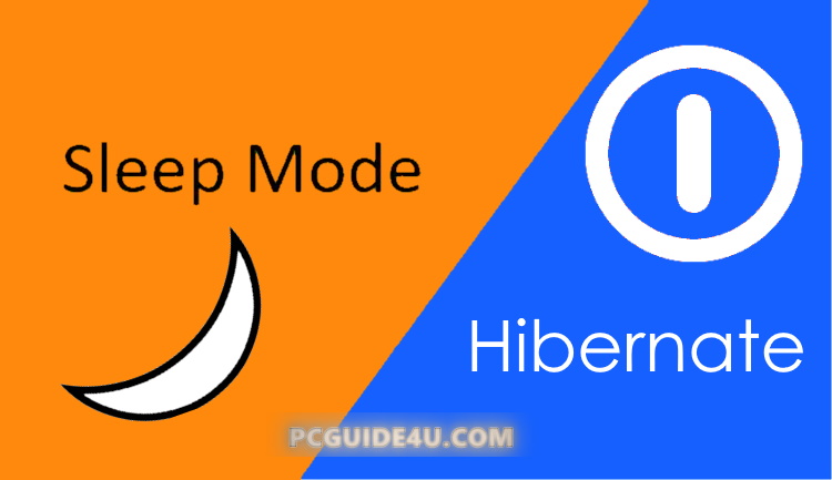 hp command difference between sleep and hibernate